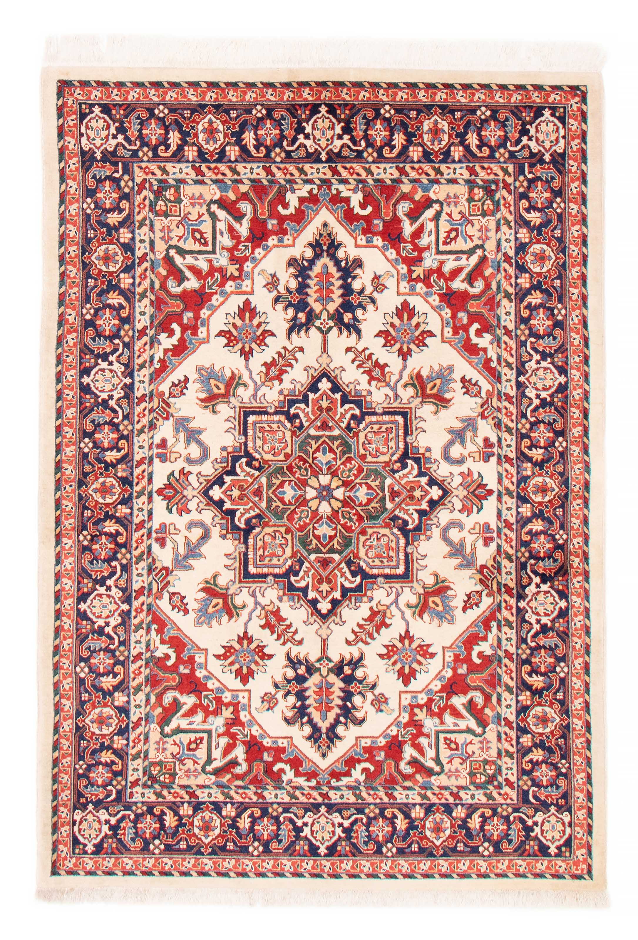 Tapis heriz persan 5'8" x 7'11" en laine