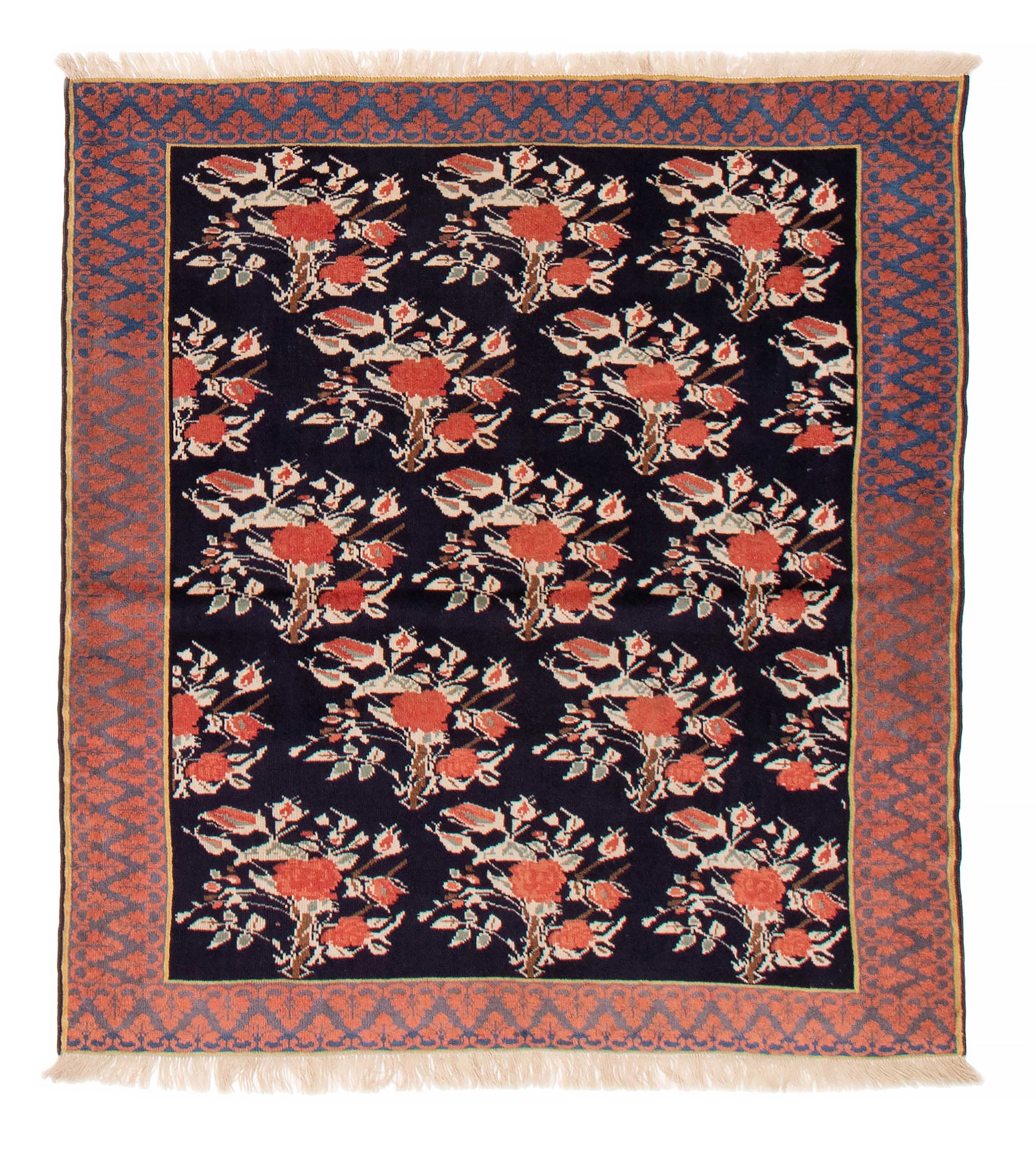 Tapis guchan 4'10" x 5'1" en laine