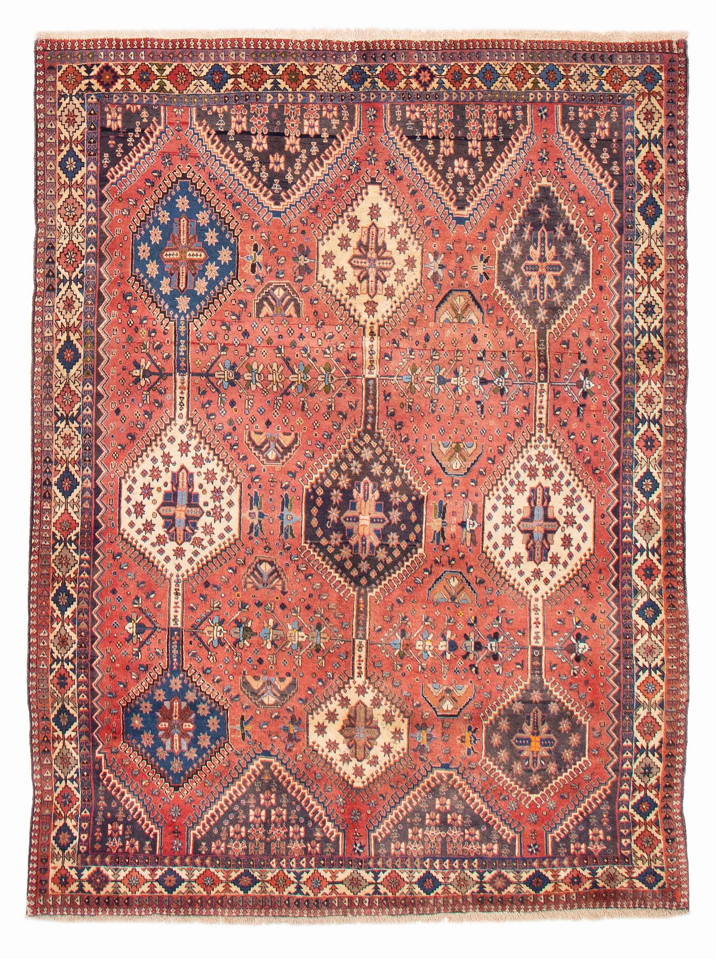 Persian Yalameh 5'7" x 7'3" Hand-knotted Wool Rug 