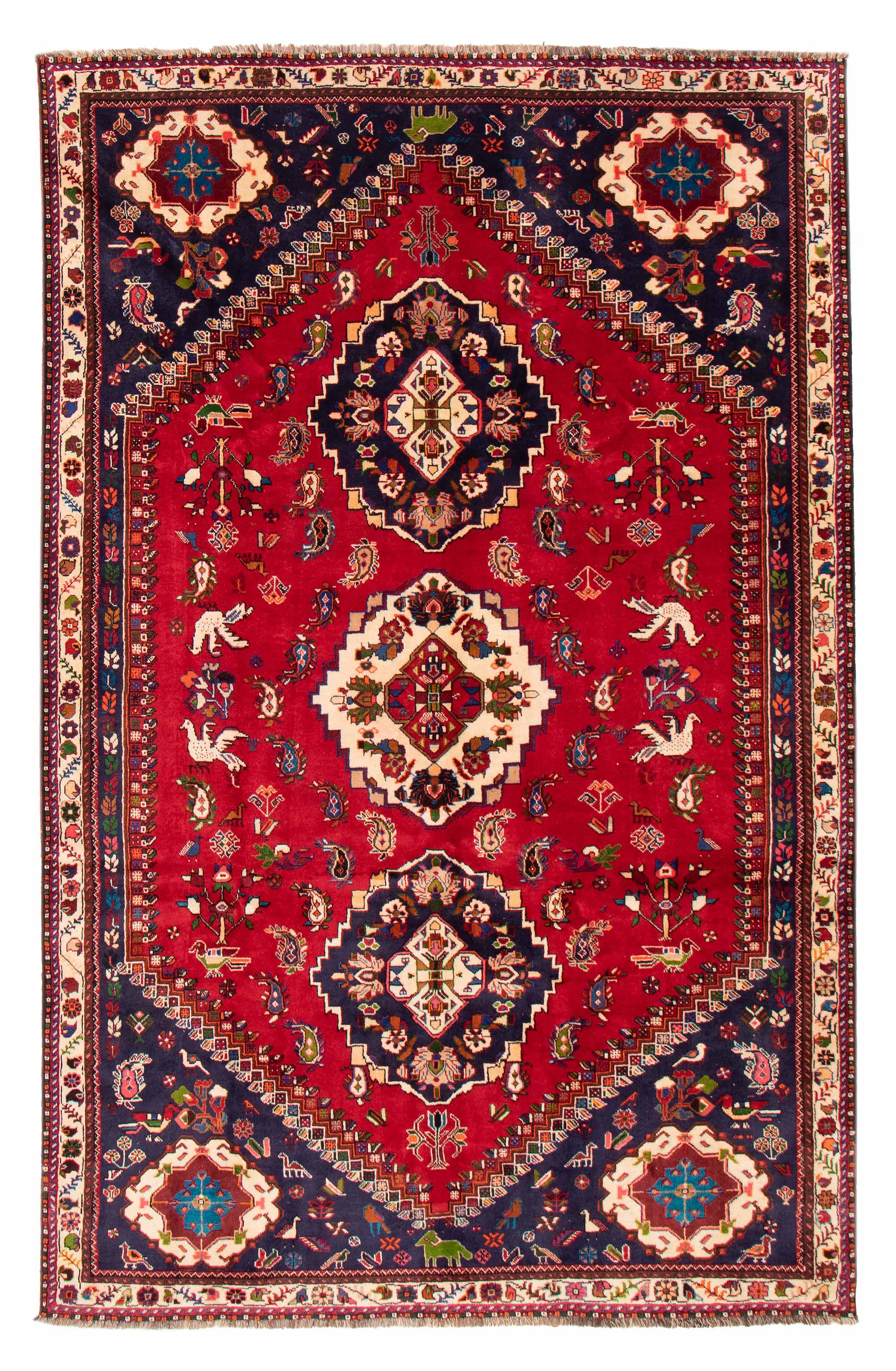 ラグ・カーペット shiraz qashqai rug Persian Shiraz Qashqai 7'1