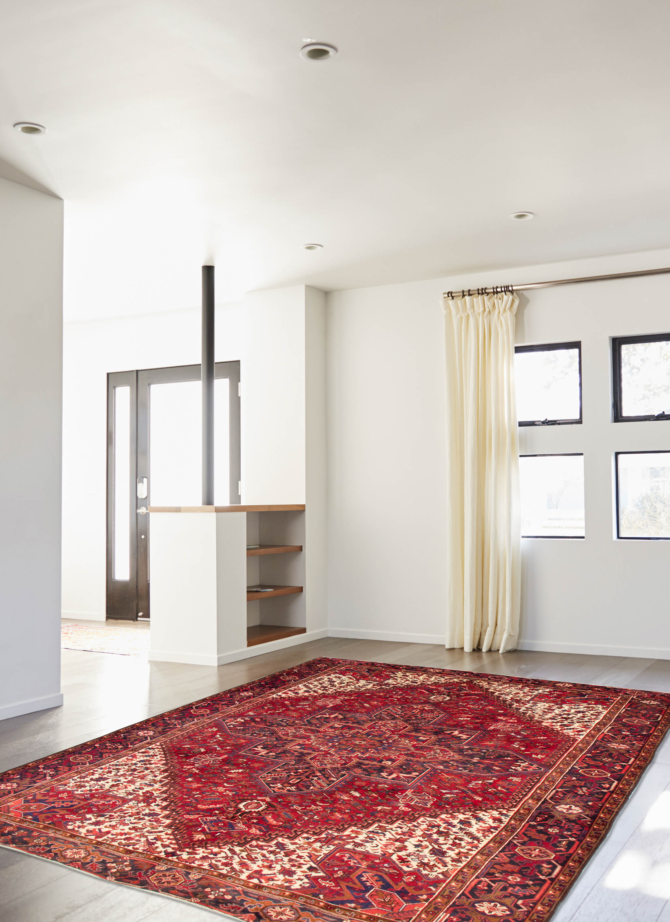 Tapis heriz persan 9'9" x 12'4" en laine