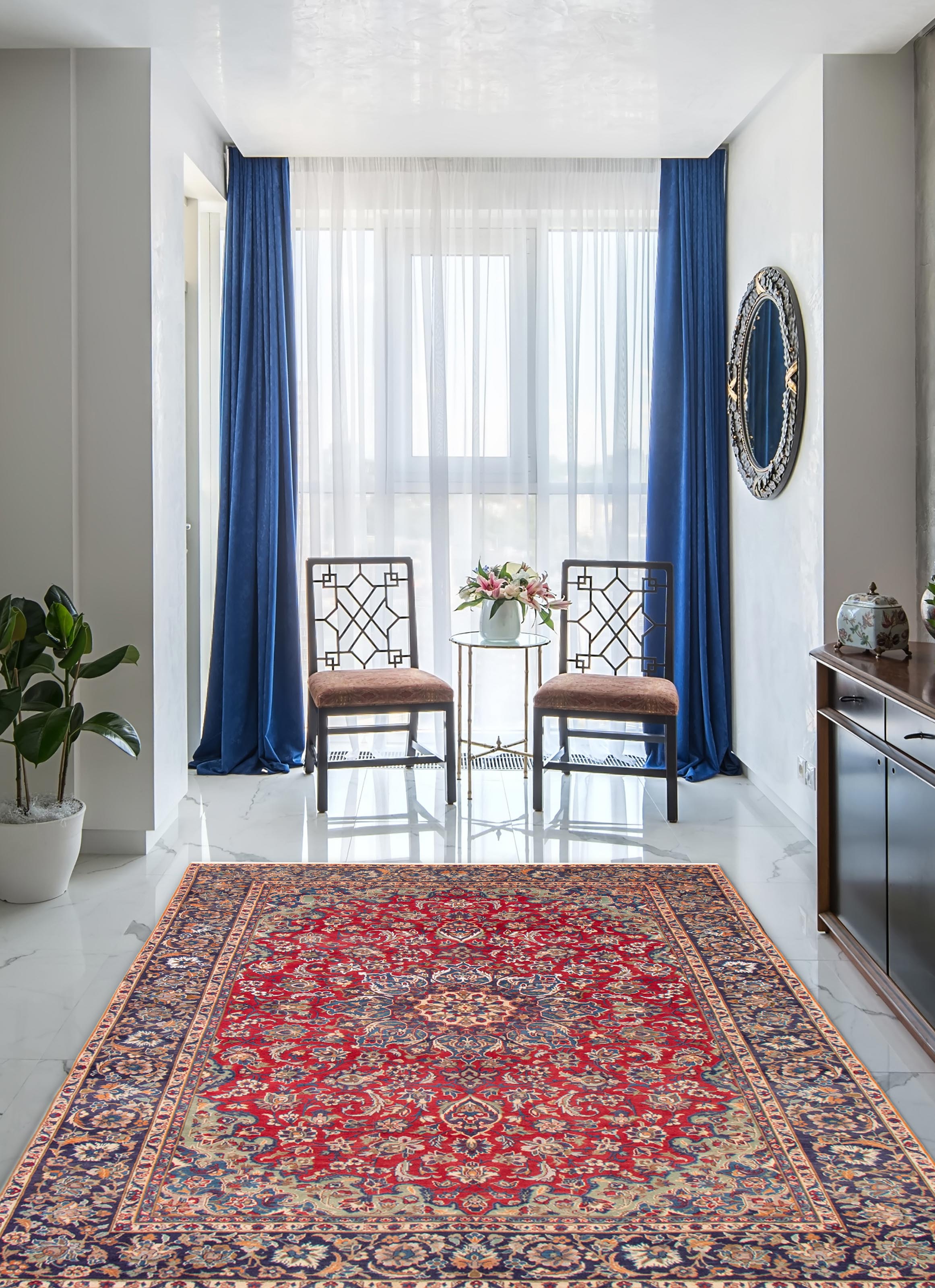 Tapis najafabad 7'7" x 11'0" en laine