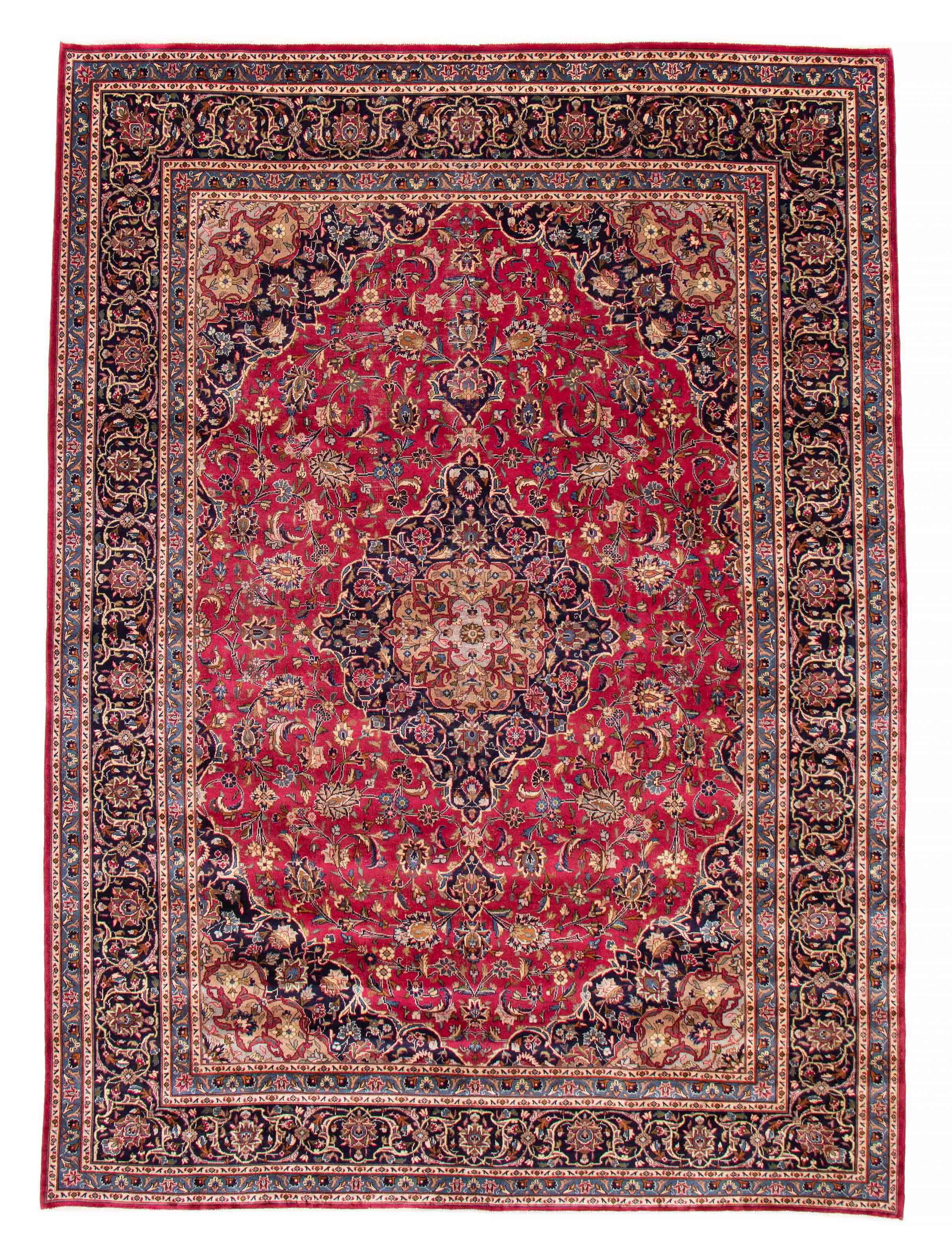 Tapis kashmar 9'6" x 12'7" en laine