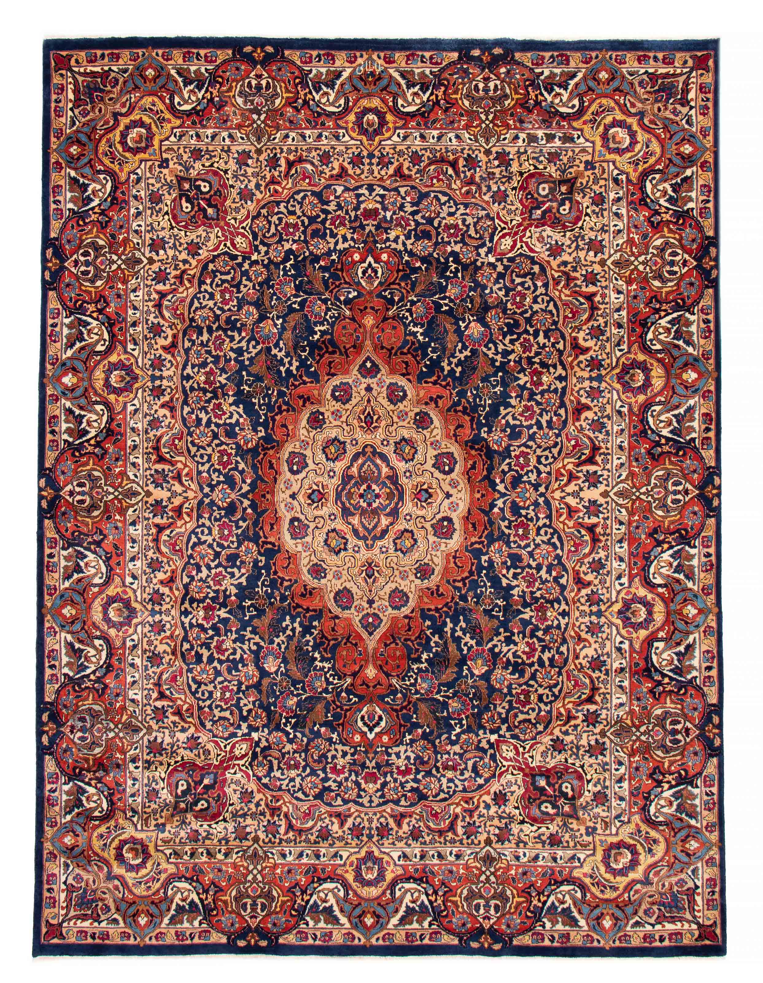Tapis kashmar 9'7" x 12'8" en laine