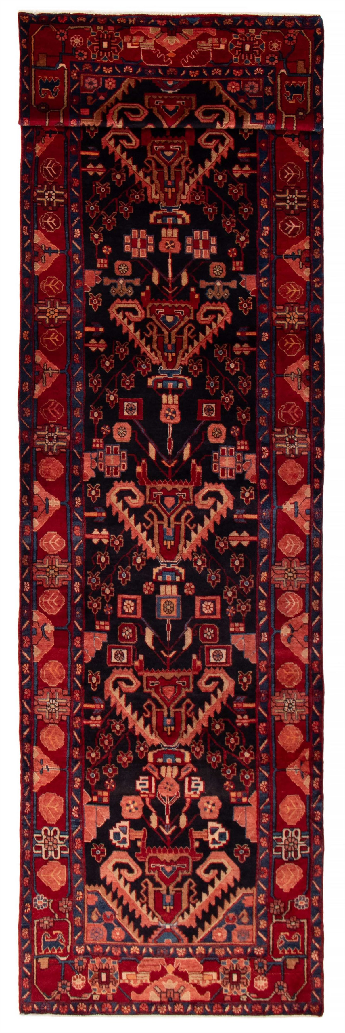 Persian Nahavand 3'8" x 16'5" Hand-knotted Wool Rug 