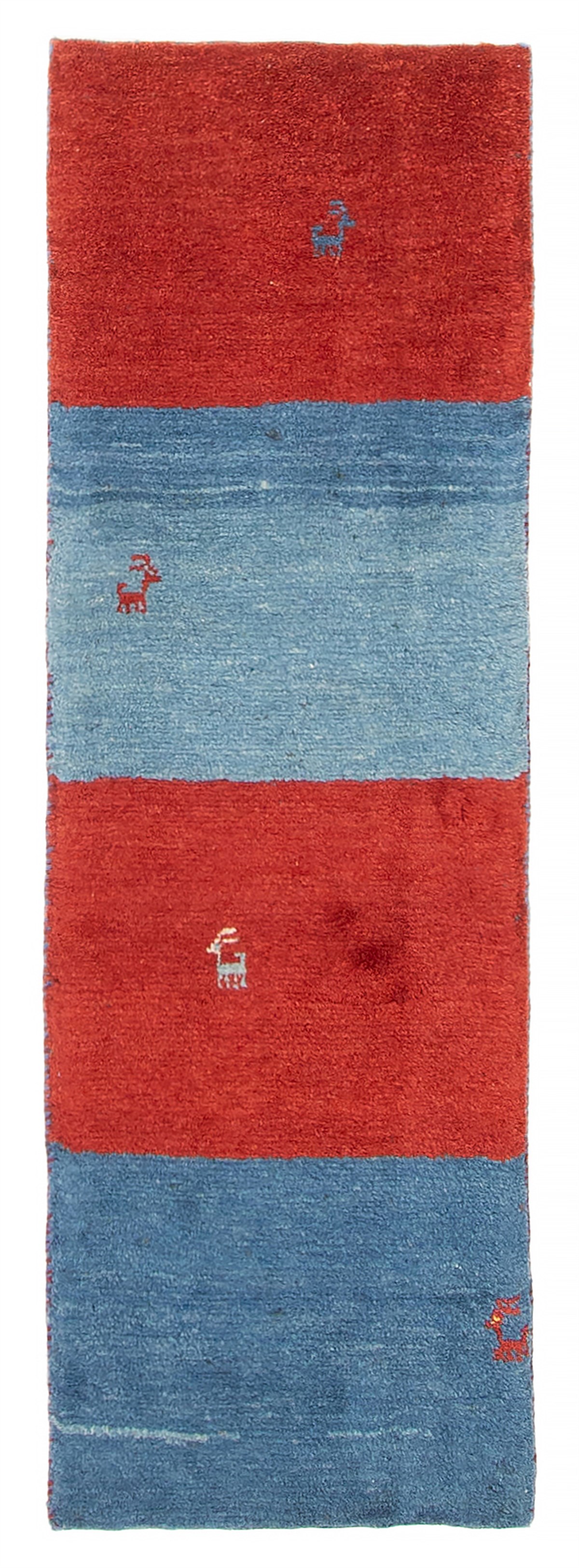 Persian Kashkuli Gabbeh 1'7" x 4'9" Hand-knotted Wool Runner Rug 