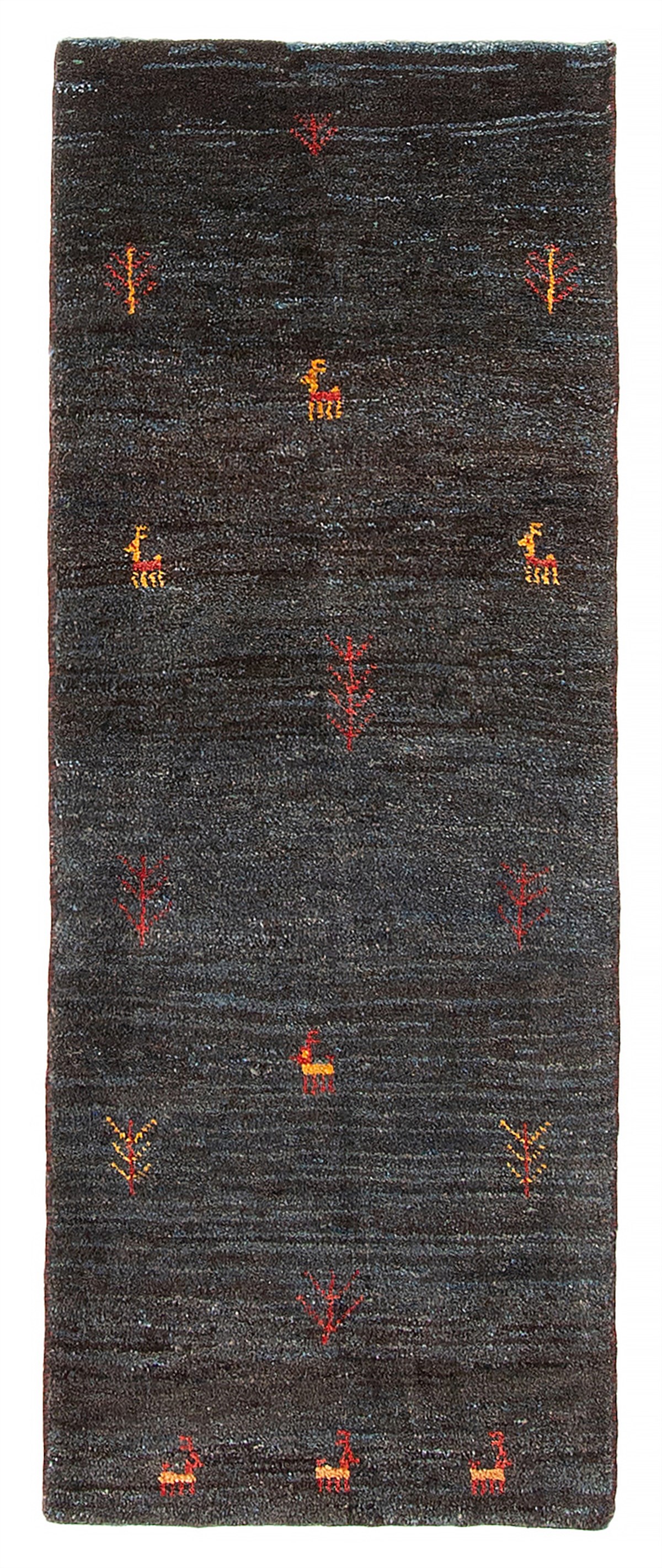 Persian Kashkuli Gabbeh 1'9" x 4'7" Hand-knotted Wool Runner Rug 