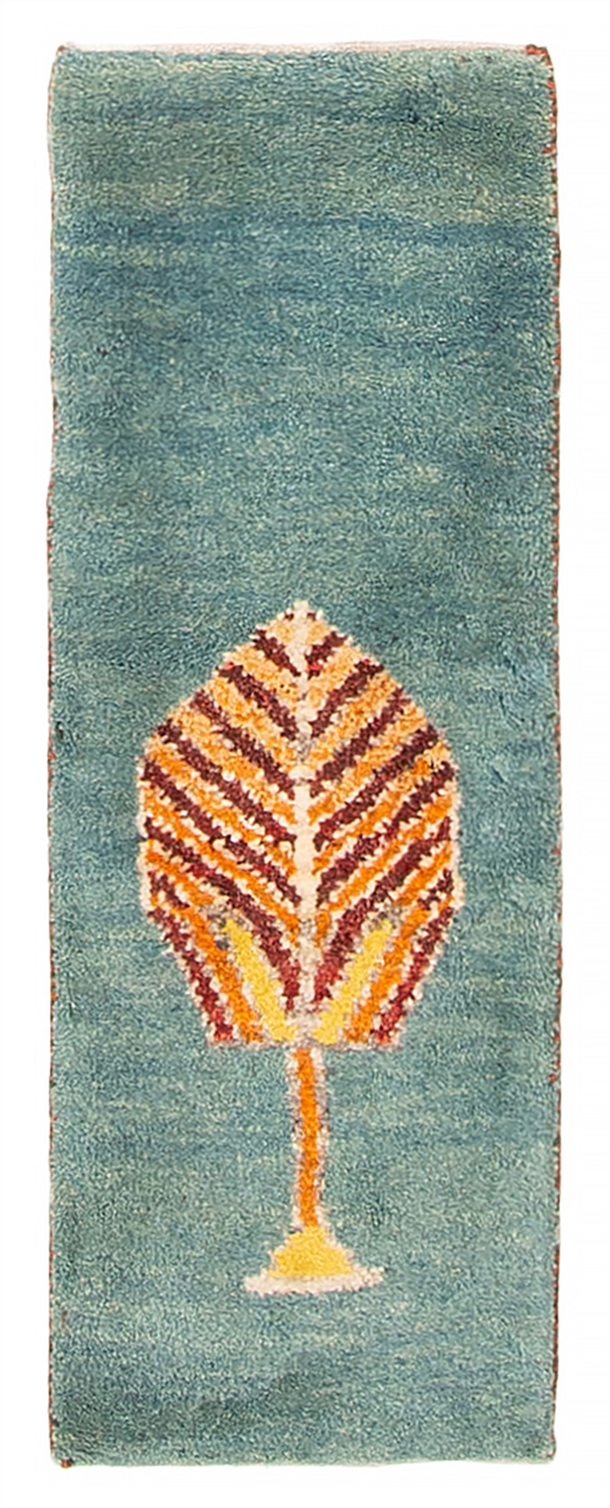 Persian Kashkuli Gabbeh 1'1" x 2'11" Hand-knotted Wool Rug 