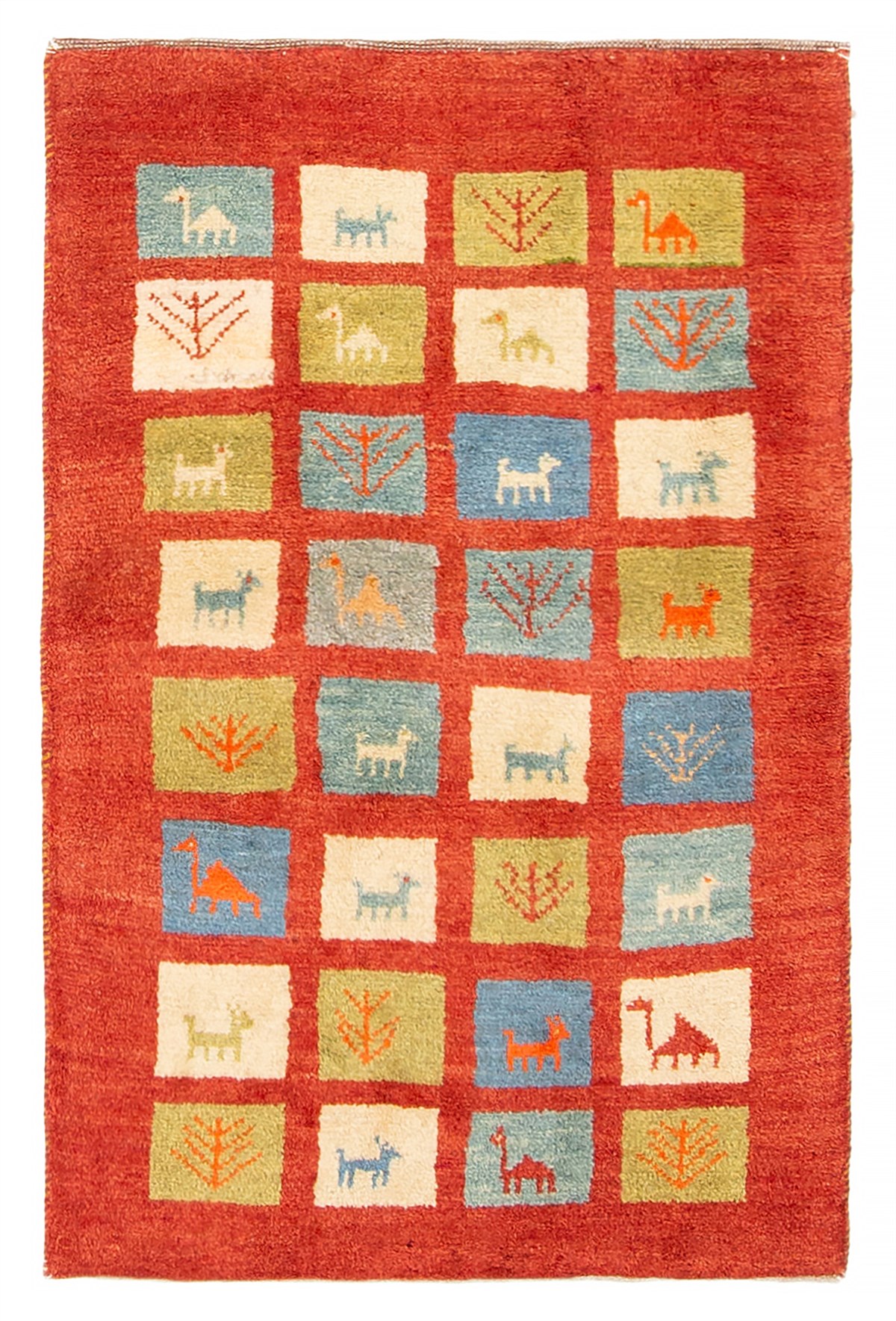 Persian Kashkuli Gabbeh 2'5" x 3'9" Hand-knotted Wool Rug 