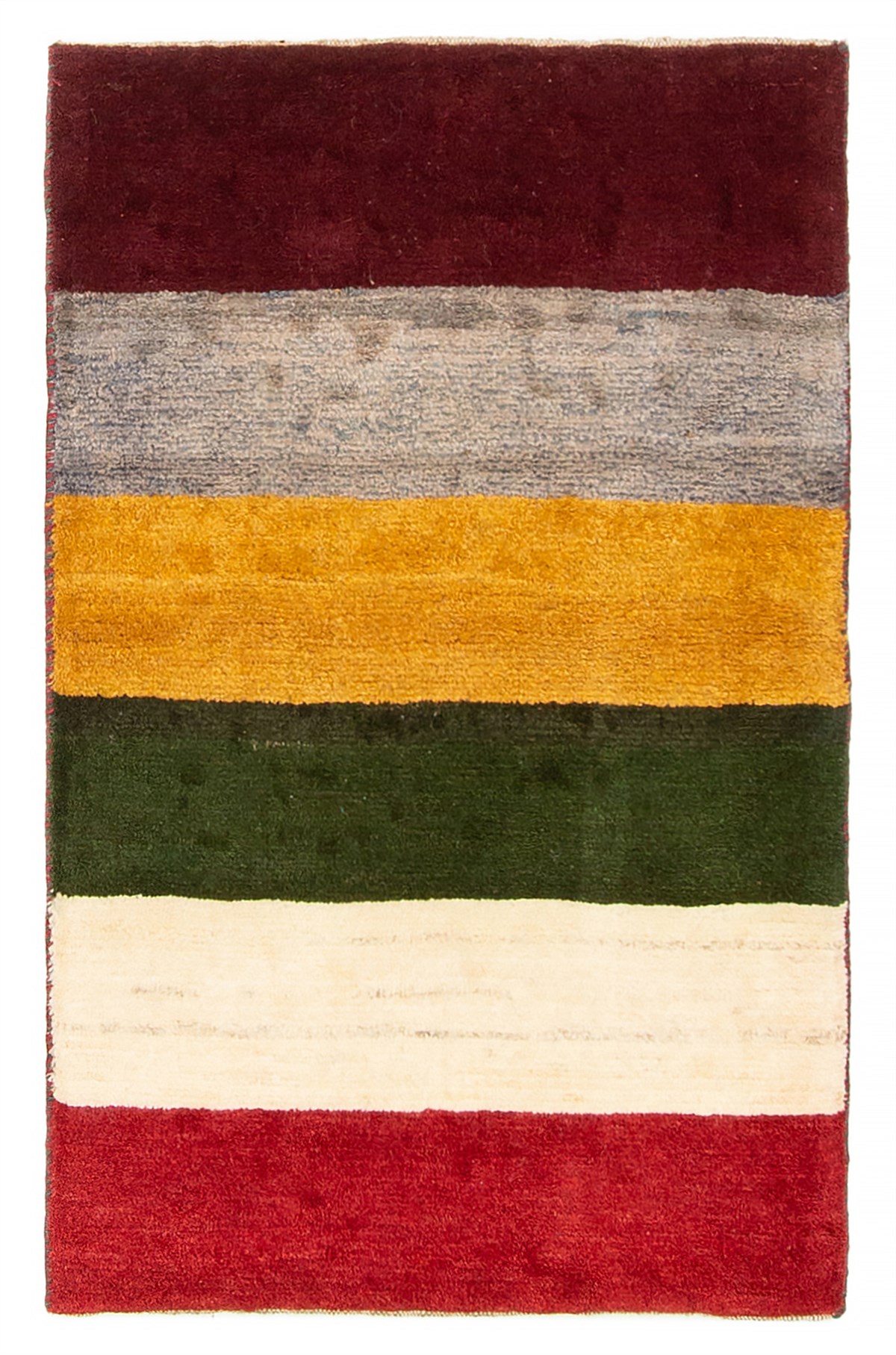 Persian Kashkuli Gabbeh 2'5" x 3'10" Hand-knotted Wool Rug 