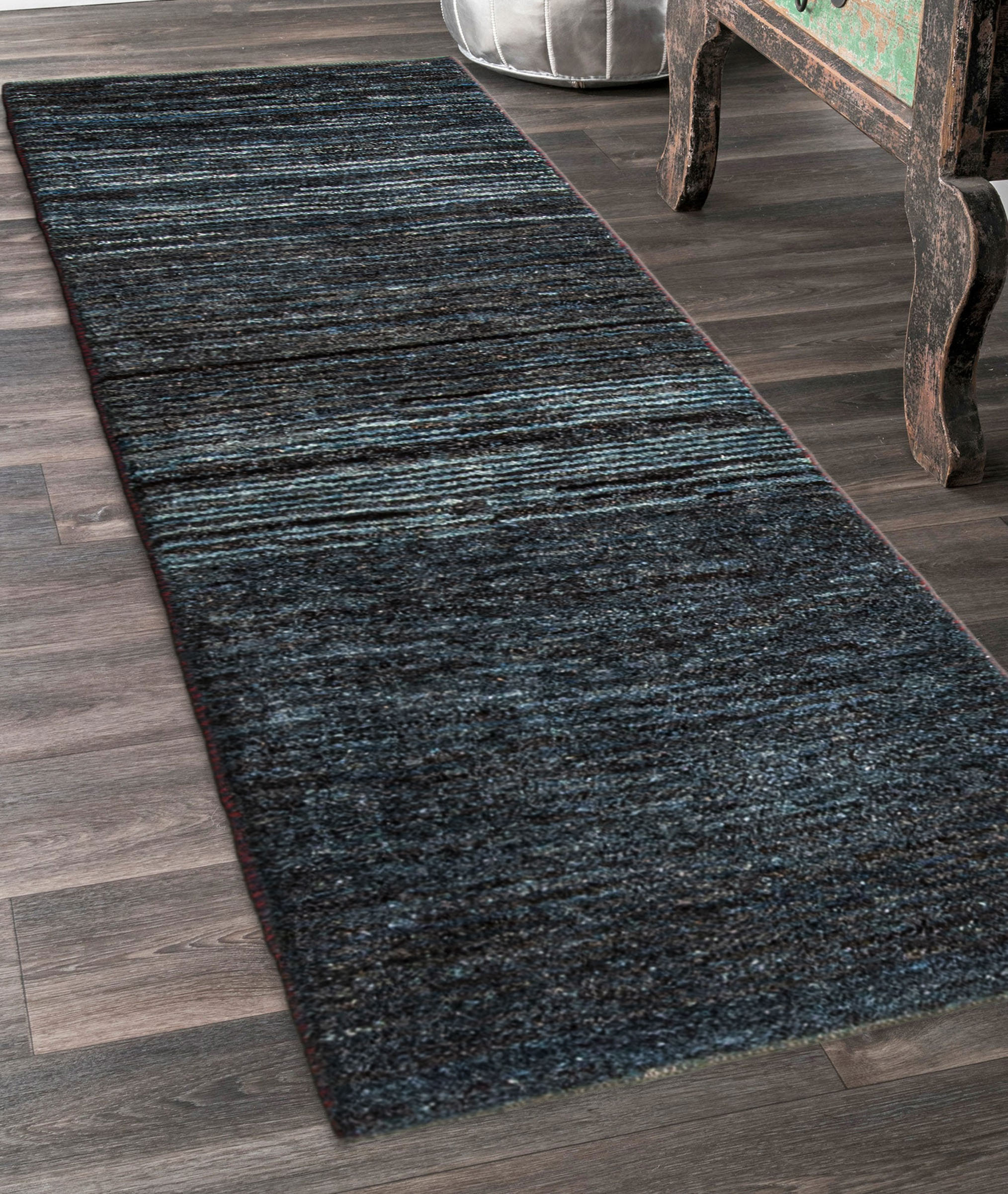 Persian Kashkuli Gabbeh 1'9" x 5'1" Hand-knotted Wool Runner Rug 