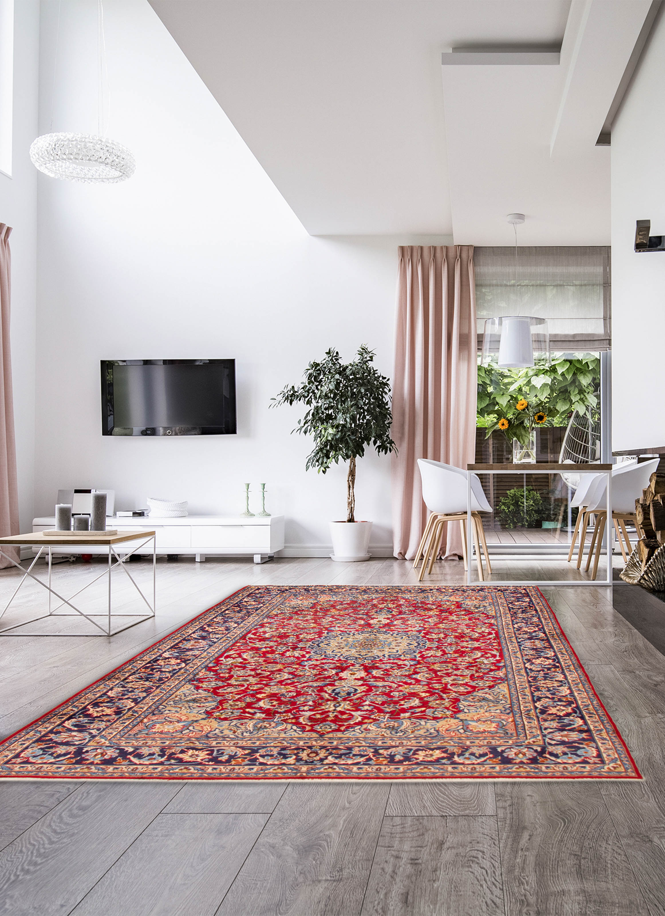 Tapis najafabad 6'5" x 9'8" en laine