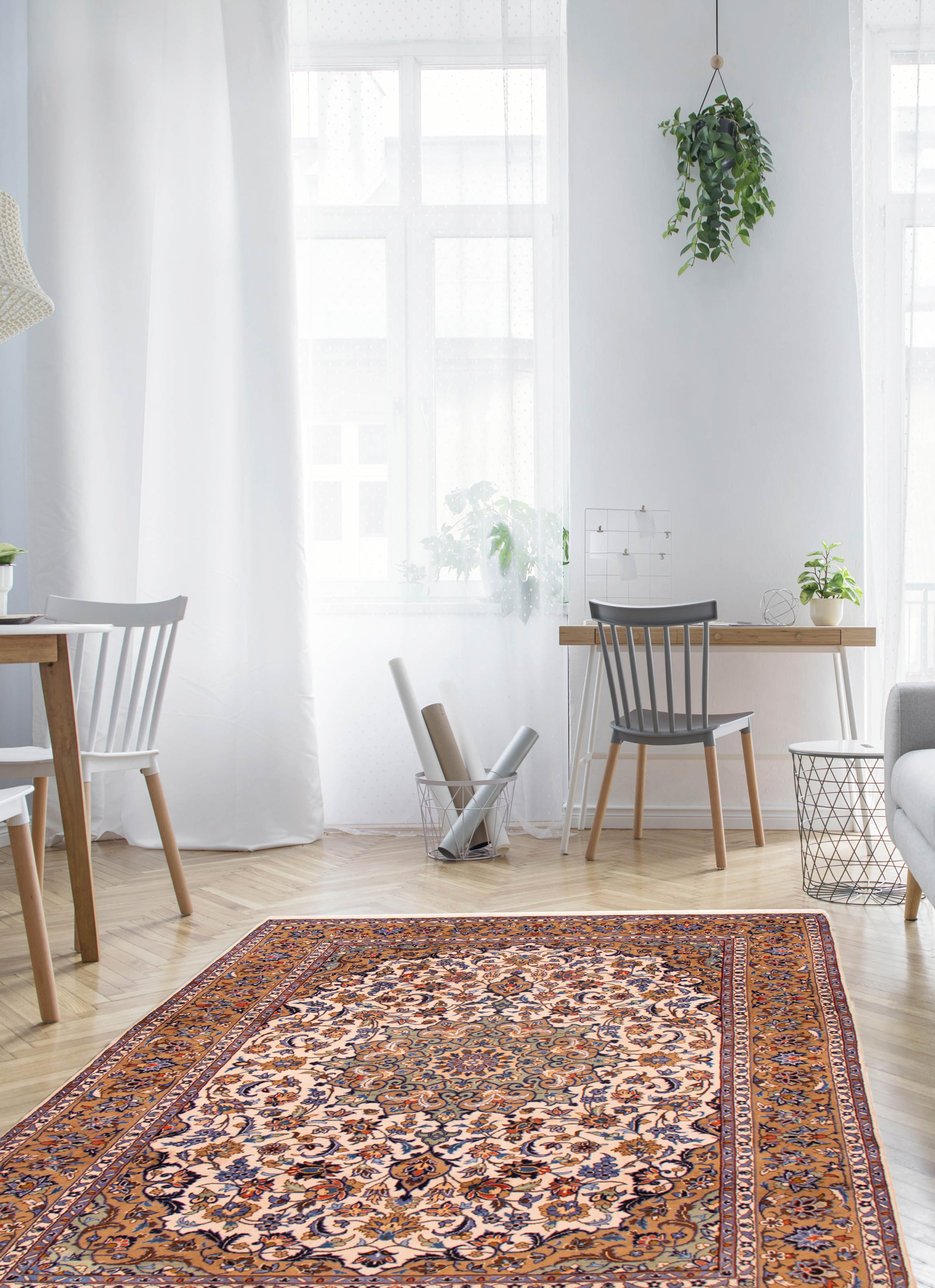 Tapis najafabad 8'0" x 11'5" en laine