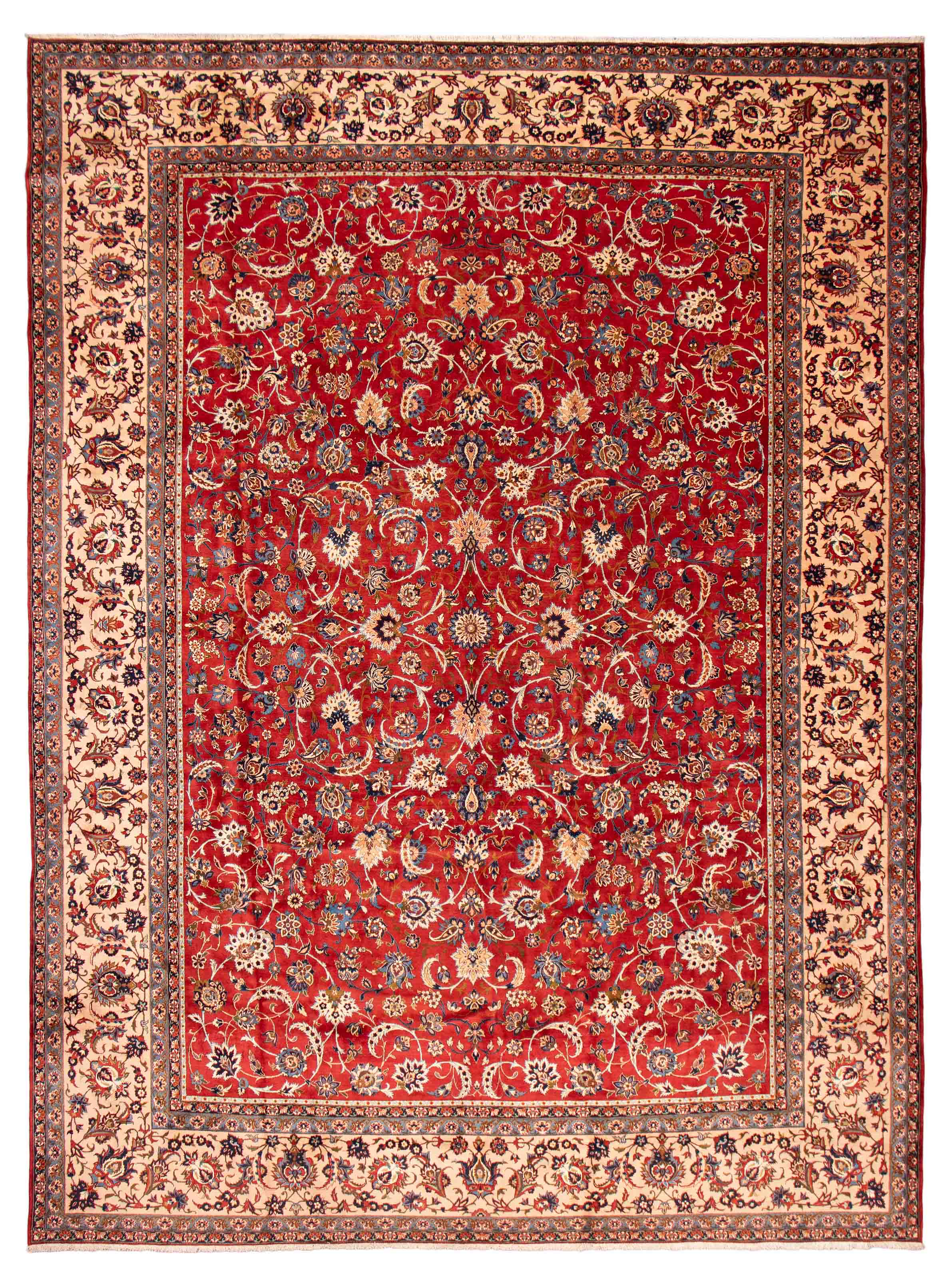 Tapis najafabad 12'3" x 16'10" en laine