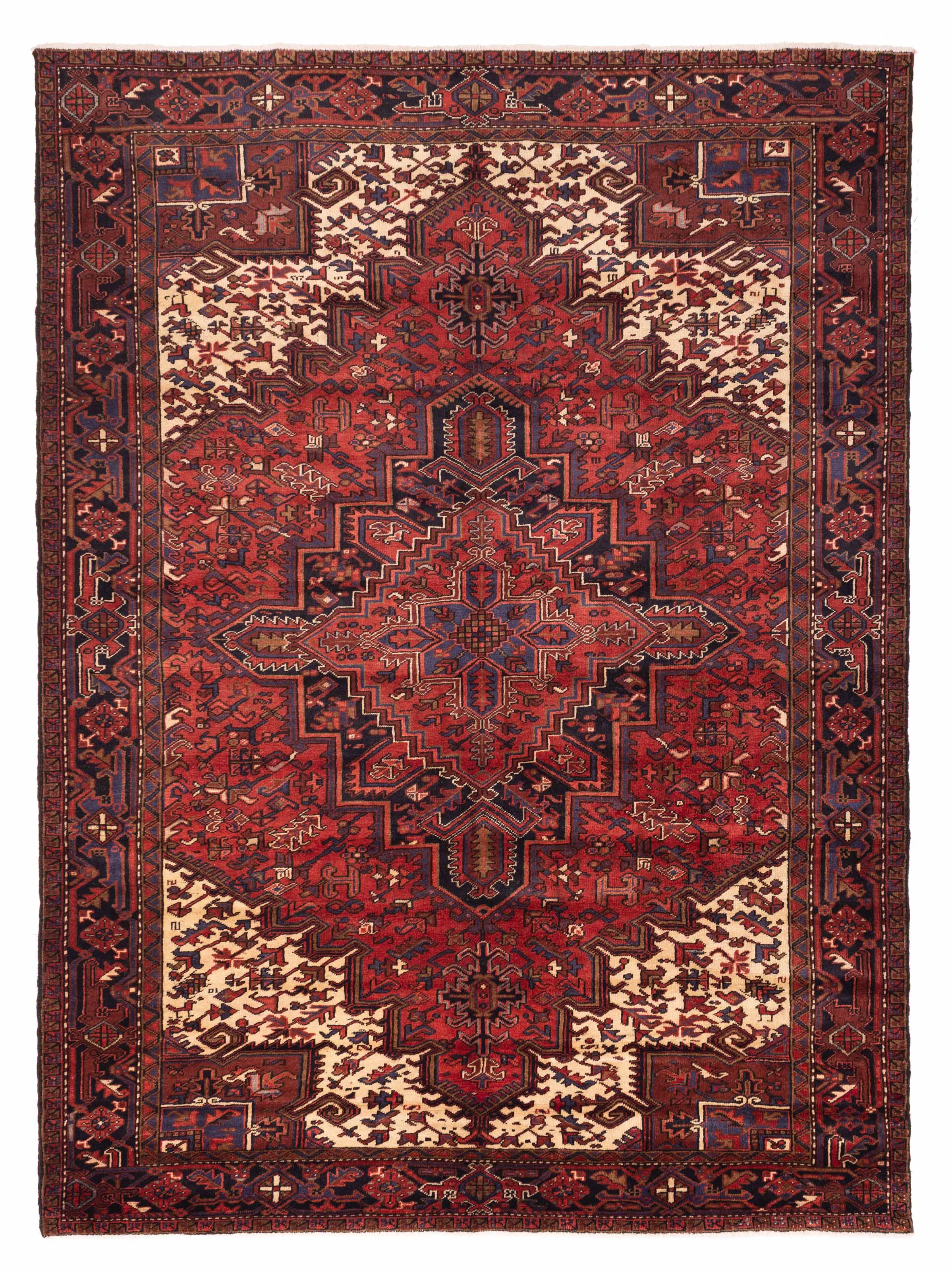 Tapis heriz persan 8'4" x 11'4" en laine
