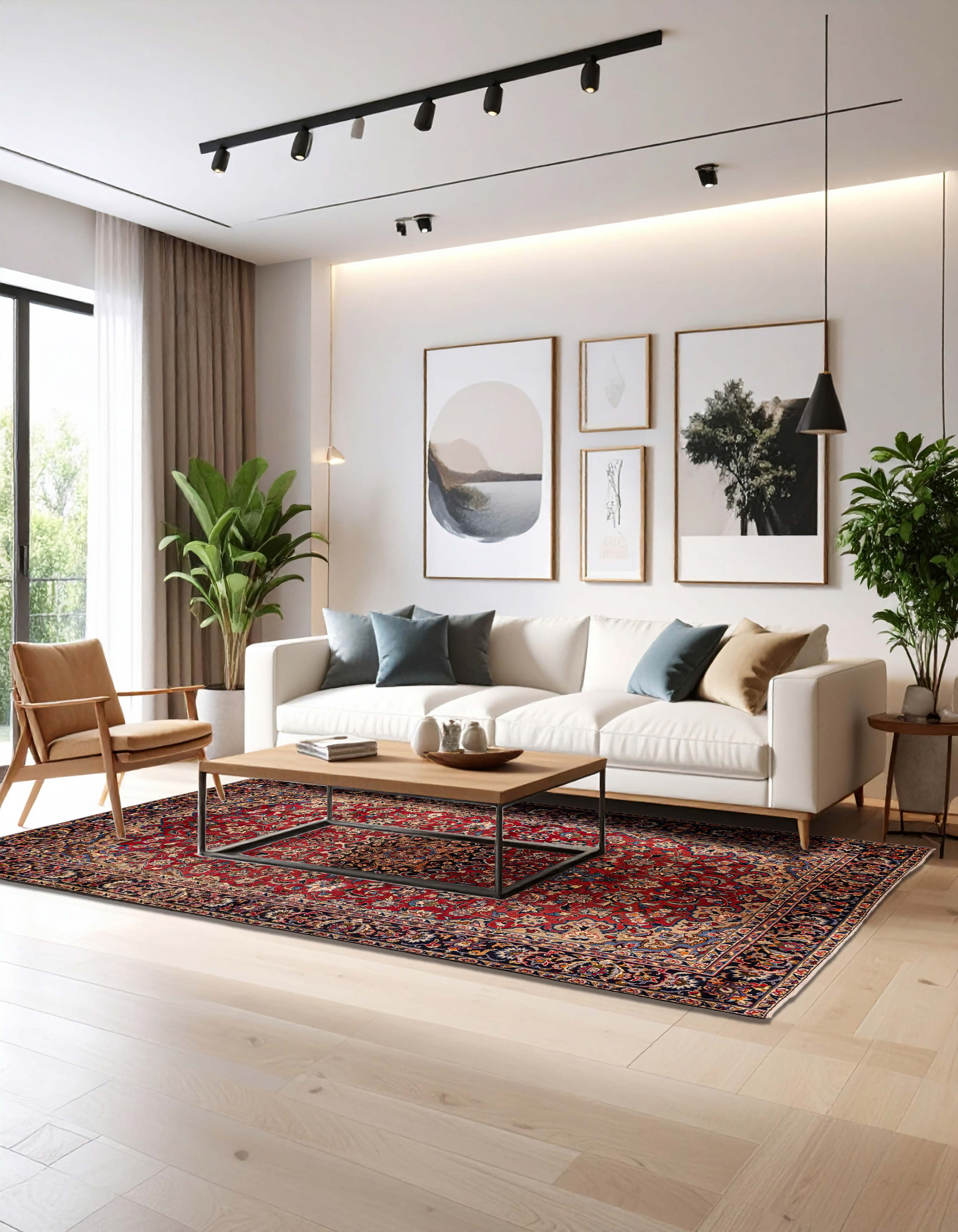 Tapis najafabad 6'0" x 10'0" en laine