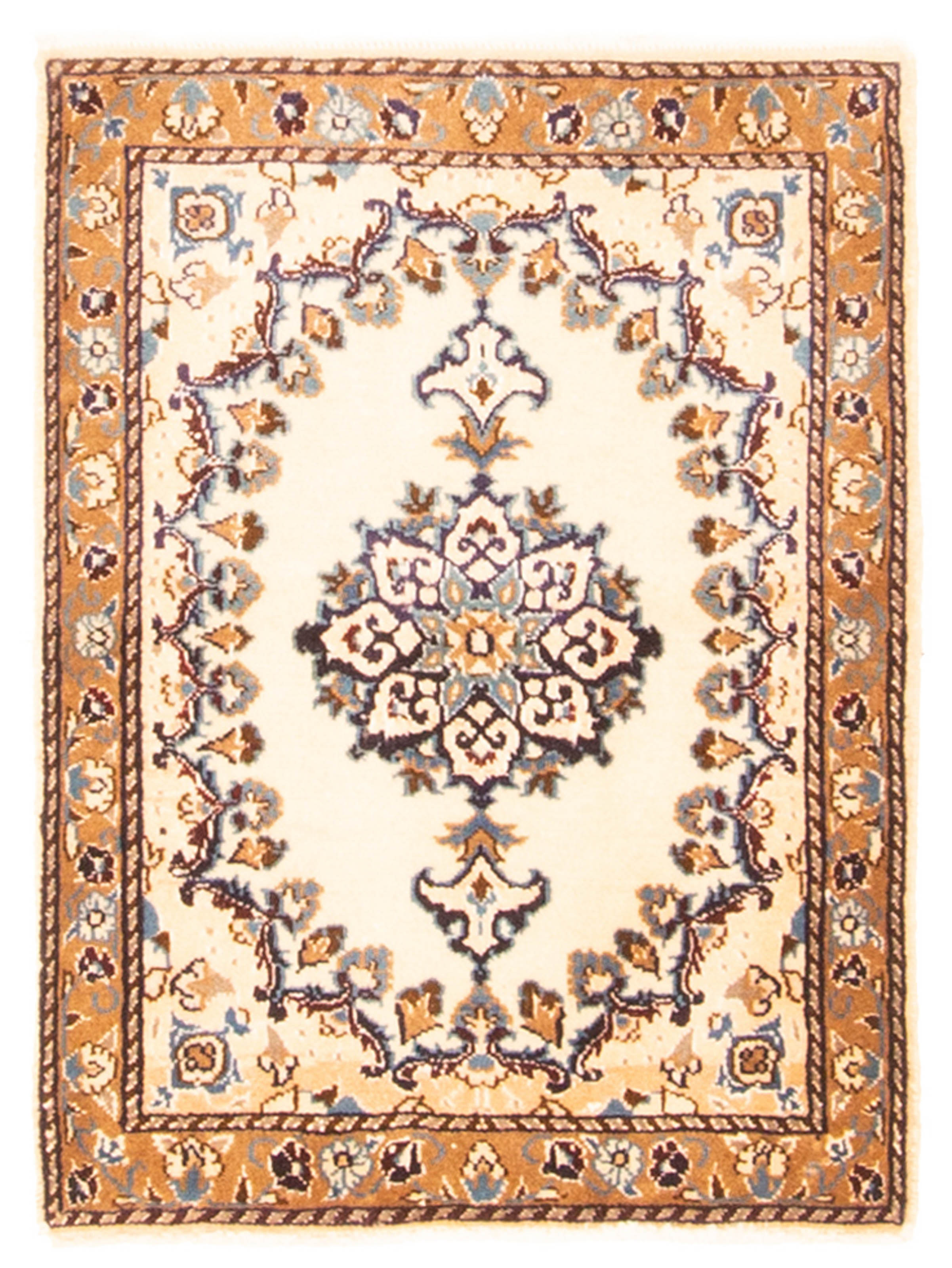 Persian Nain 9La 1'11" x 2'6" Hand-knotted Wool Rug 