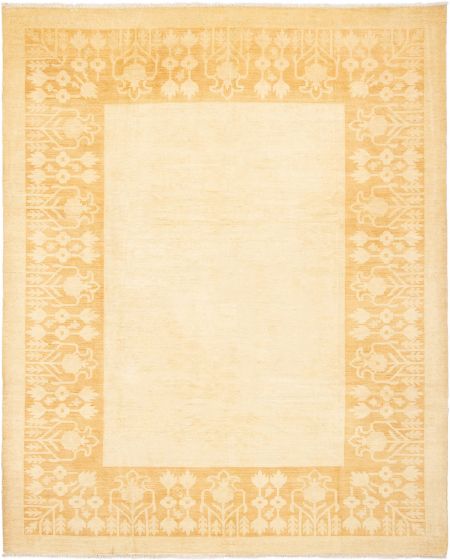 Afghan Finest Ziegler Chobi 9'3" x 11'8" Hand-knotted Wool Rug 