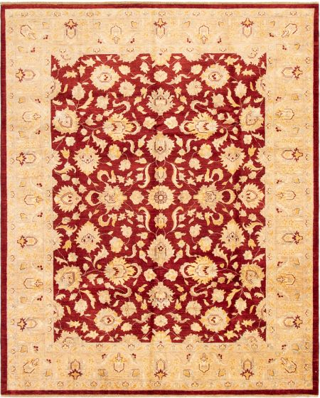Afghan Chobi Finest 8'1" x 10'0" Hand-knotted Wool Rug 