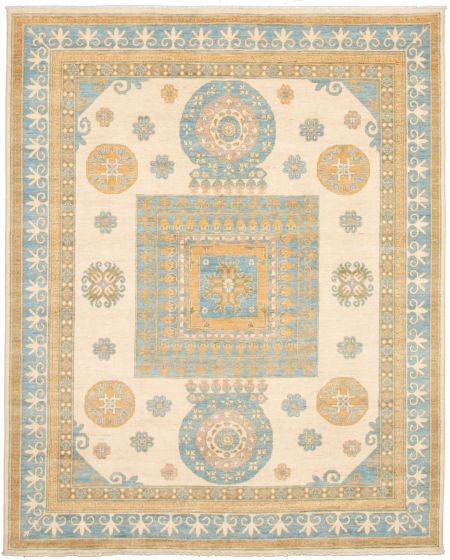 Pakistani 18 Of 20 Pak Finest Mamluk 8'0" x 9'9" Hand-knotted Wool Rug 