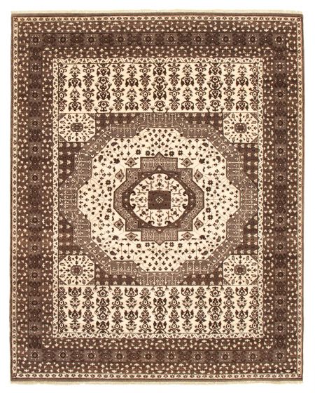 Indian Heritage 8'1" x 10'2" Hand-knotted Wool Rug 