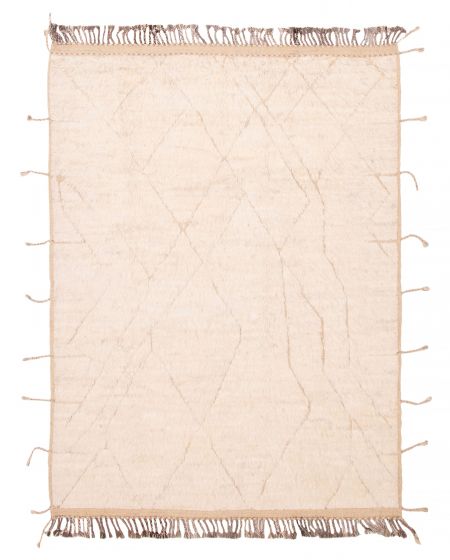 Pakistani Pak Finest Marrakesh 7'3" x 9'7" Hand-knotted Wool Rug 
