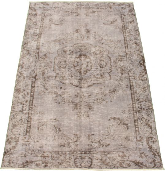 Turkish Antalya Vintage 5'7" x 9'0" Hand-knotted Wool Rug 