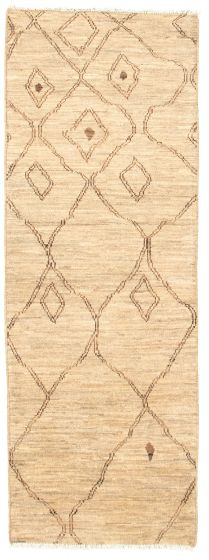 Pakistani Marrakech 2'10" x 7'9" Hand-knotted Wool Rug 