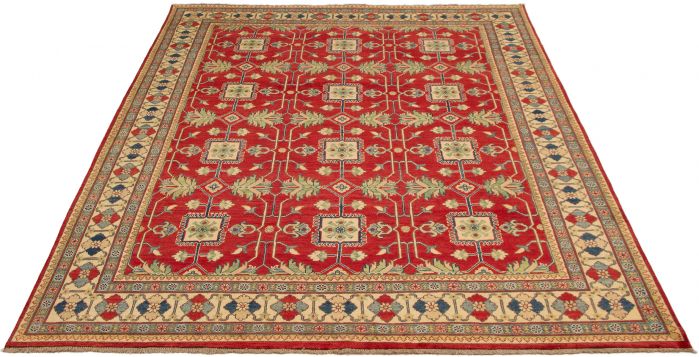 Afghan Finest Ghazni 8'3" x 9'11" Hand-knotted Wool Rug 