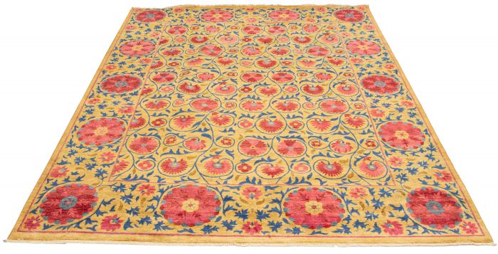 Pakistani Lahore Finest Collection 9'1" x 12'0" Hand-knotted Wool Rug 
