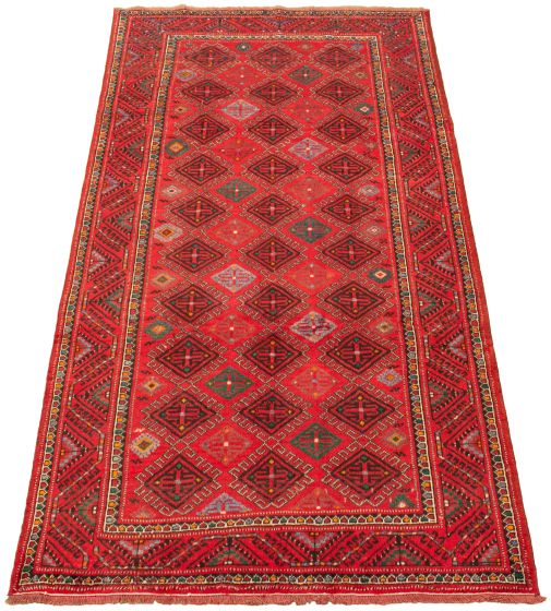 Perisan Style 5'2" x 9'9" Hand-knotted Wool Rug