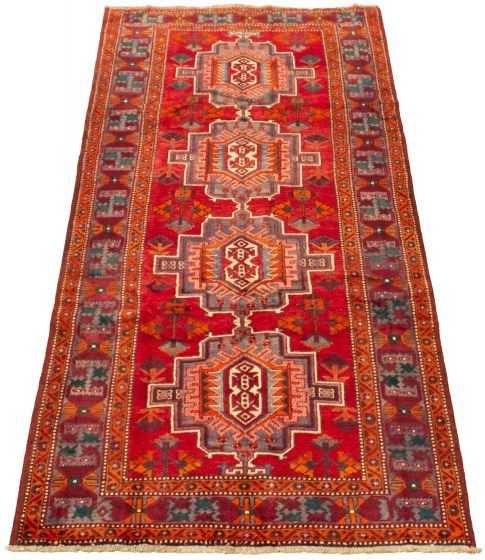Persian Style 5'0" x 10'2" Hand-knotted Wool Rug 