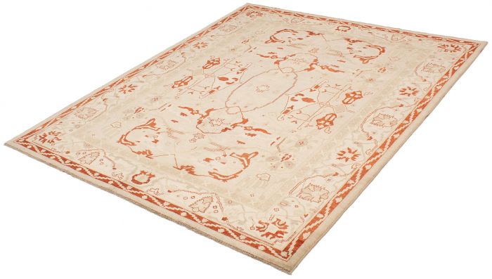 Afghan Chobi Finest 8'0" x 9'10" Hand-knotted Wool Rug 