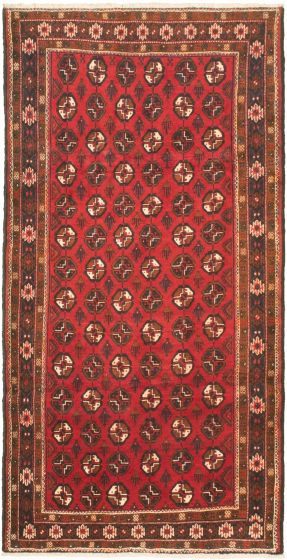 Russia Shiravan Bokhara 4'4" x 9'0" Hand-knotted Wool Rug 