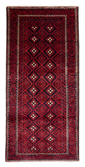 Afghan Royal Baluch 4'2" x 8'10" Hand-knotted Wool Rug 