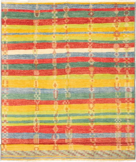Indian Shalimar 10'0" x 13'10" Hand-knotted Wool Rug 