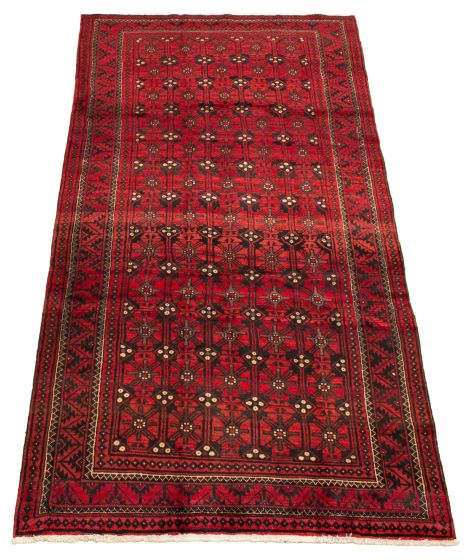 Tapis style persan 4'10" x 9'9" en laine