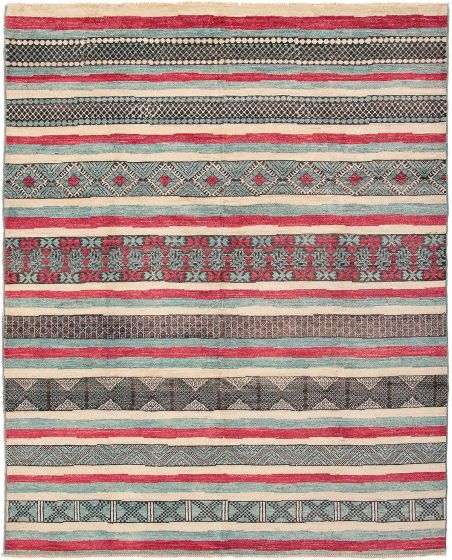 Indian Shalimar 9'4" x 11'9" Hand-knotted Wool Rug 