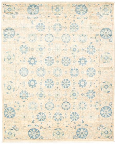 Pakistani Lahore Finest Collection 8'0" x 10'0" Hand-knotted Wool Rug 