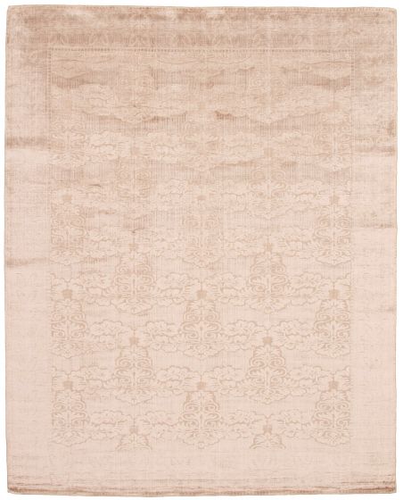 Indian Galleria 7'6" x 9'5" Hand Loomed Viscose Rug 