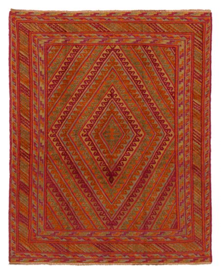 Afghan Tajik Caucasian 4'9" x 6'0" Hand-knotted Wool Rug 