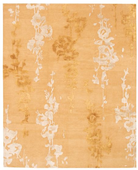 Nepal Opulence 8'1" x 9'11" Hand-knotted Silk, Wool Rug 