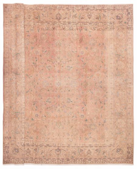 Persian Style 11'6" x 12'6" Hand-knotted Wool Rug 