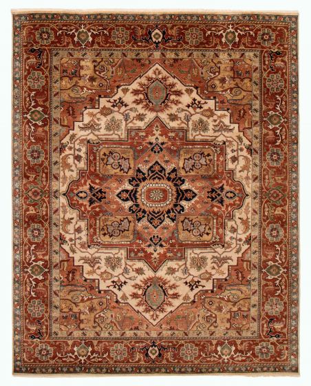 Indian Jules Sultane 7'9" x 9'10" Hand-knotted Wool Rug 