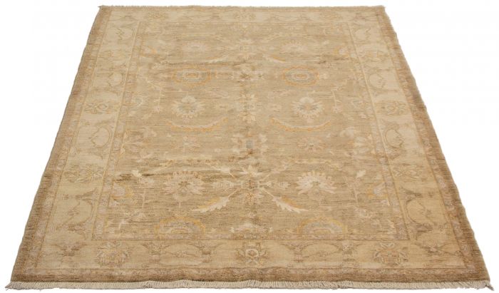 Indian Chobi Twisted 6'5" x 9'2" Hand-knotted Wool Rug 