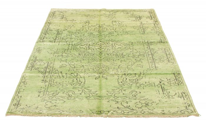 Indian Color transition 7'4" x 10'0" Hand-knotted Bamboo Silk Rug 