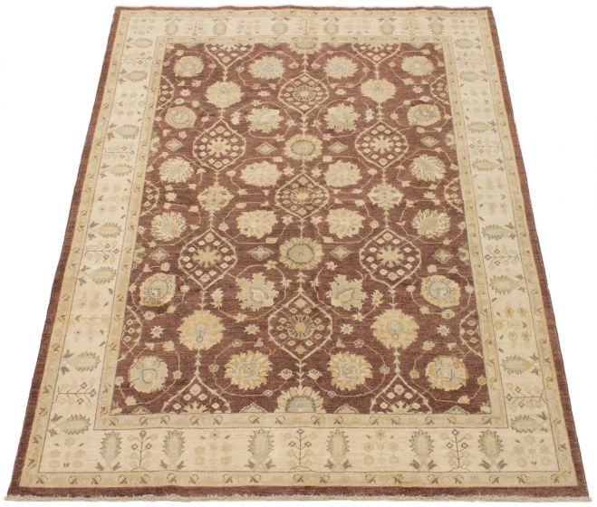 Tapis peshawar oushak 6'4" x 8'6" en laine