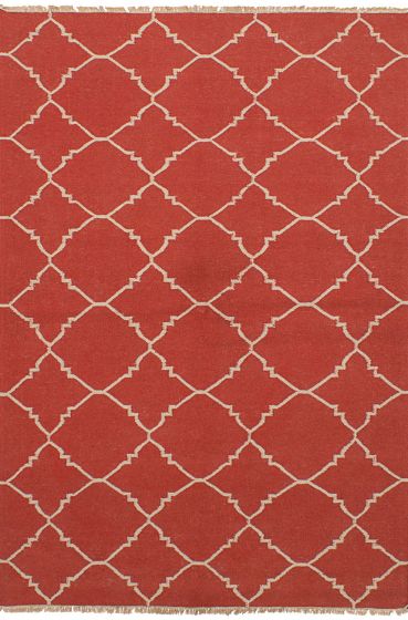 Turkish Izmir FW 5'2" x 7'10" Flat-Weave Wool Kilim 