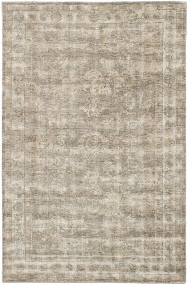 Indian Galleria 5'0" x 8'0" Hand Loomed Silk Rug 
