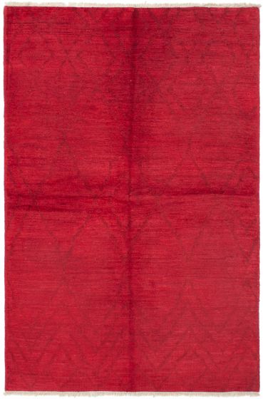Indian Vibrance 5'10" x 8'10" Hand-knotted Wool Rug 